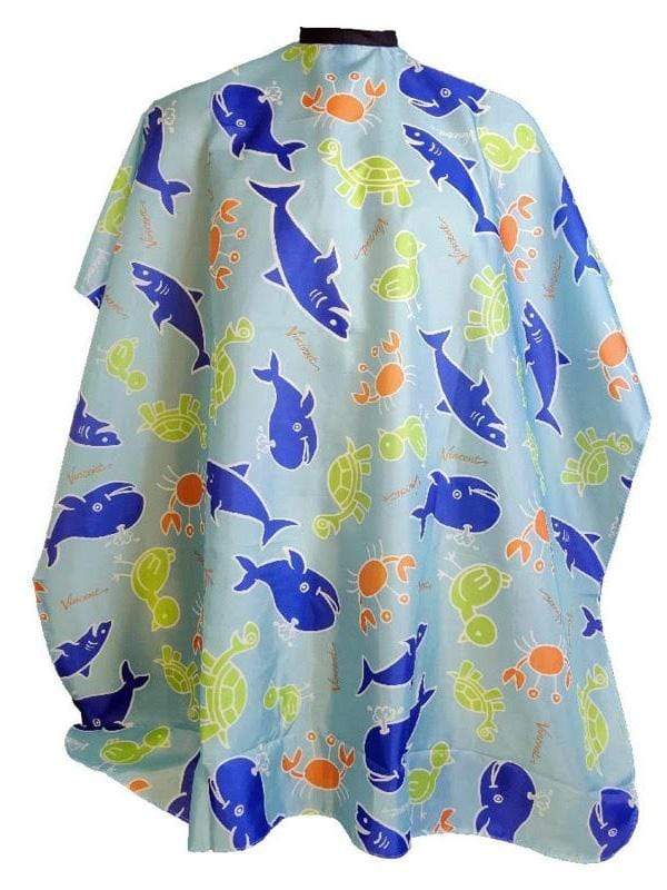 Vincent-Yanaki Cutting Cape Vincent Children's Cutting Cape Blue Marine #VT2409