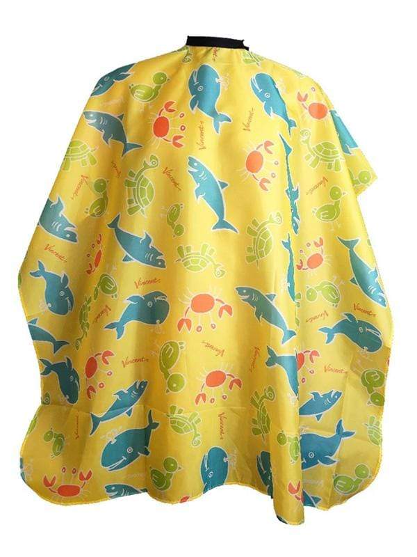 Vincent-Yanaki Cutting Cape Vincent Children's Cutting Cape Yellow Marine #VT2410