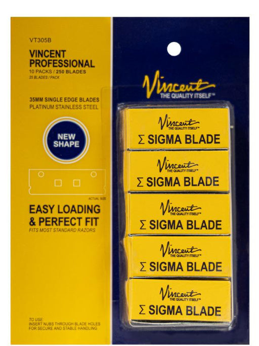 Vincent-Yanaki Razor Blades Vincent 35mm Standard Sigma Blades VT305B