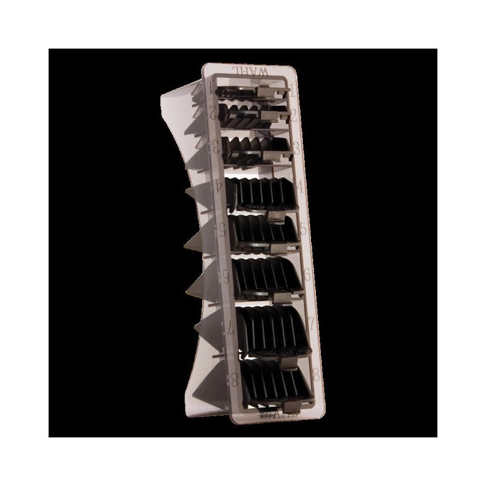 Wahl Clipper Guides Wahl 8 Pack Cutting Guides Black