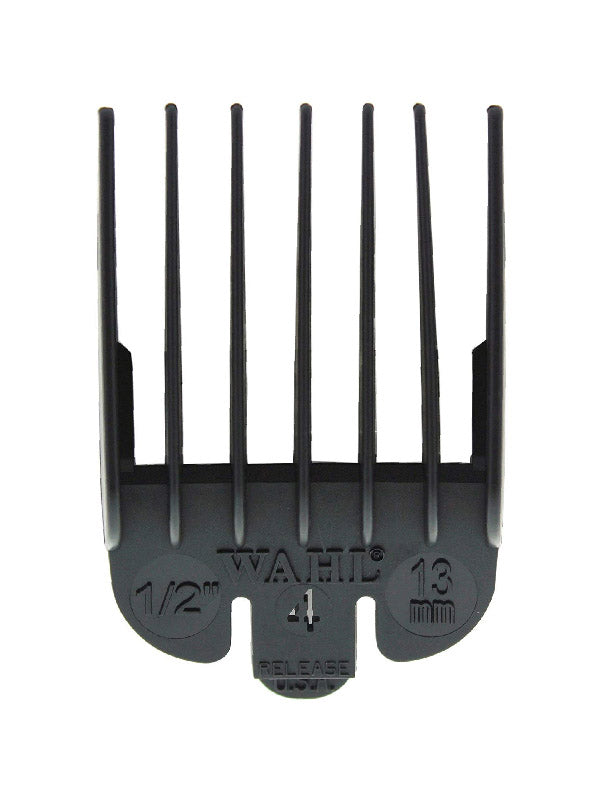 Guía de peine #4 negra para máquina de cortar cabello Wahl #3144-001