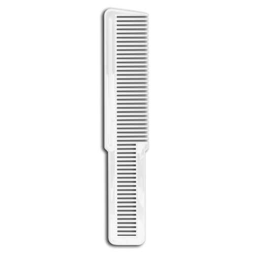 Flat Top Clipper Comb White